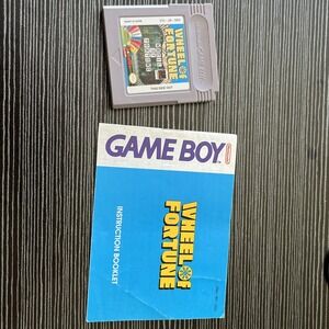 Wheel of Fortune (Nintendo‎ Game Boy, 1990) Cartridge Only - Tested